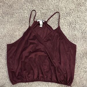 Charlotte Russe Deep Burgundy Camisole